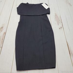 Lavish Alice NWT black bandeau strapless dress LBD